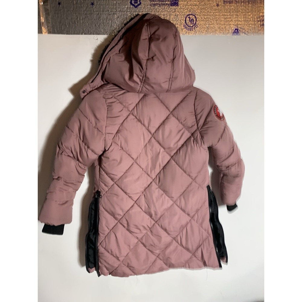 Canada Weather Gear Girls Full-Zip Button-Up Puffer Jacket Size 6 - Picture 8 of 14